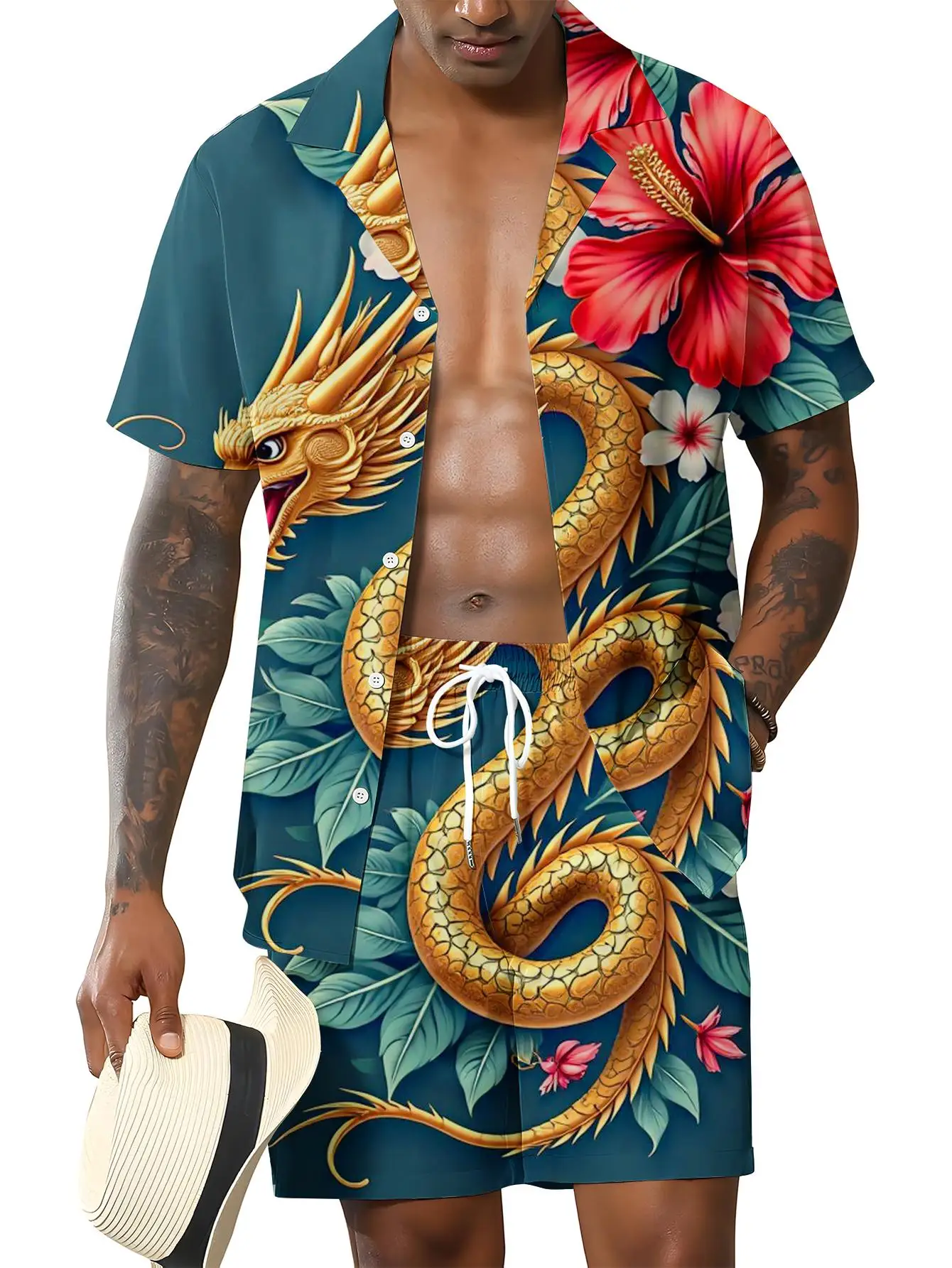 Men's Shirt Sets 2026 Spring/Summer jogging suit Graphic men's sports suit Y2k tracksuits 2 piece set 3D Printed drip clothing
Men's Shirt Sets 2026 Spring/Summer jogging suit Graphic men's sports suit Y2k tracksuits 2 piece set 3D Printed drip clothing