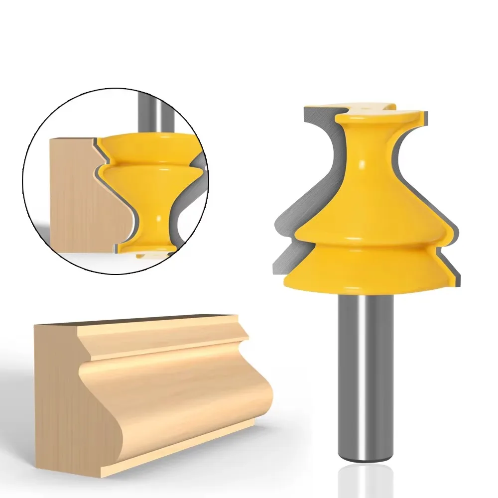 1pcs 8MM 12mm 1/2 inch Shank Architectural Molding Handrail Router Bits Set Casing Base CNC Line Woodworking Cutters Face Mill
1pcs 8MM 12mm 1/2 inch Shank Architectural Molding Handrail Router Bits Set Casing Base CNC Line Woodworking Cutters Face Mill