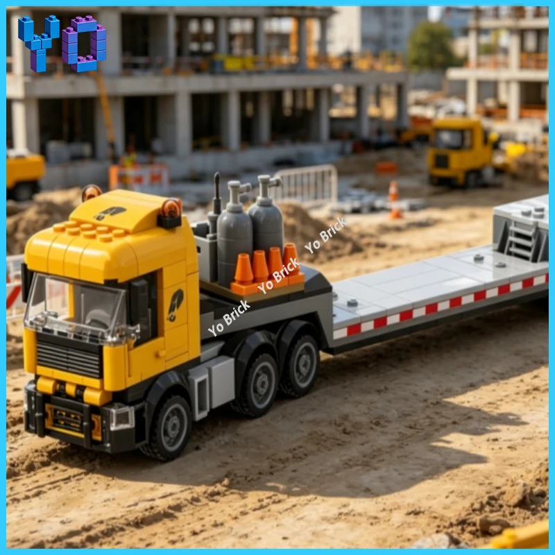 Heavy Lift Crane Auxiliary Lorry Building Blocks Flatbed Trailer Engineering Vehicle Desktop Display
Heavy Lift Crane Auxiliary Lorry Building Blocks Flatbed Trailer Engineering Vehicle Desktop Display