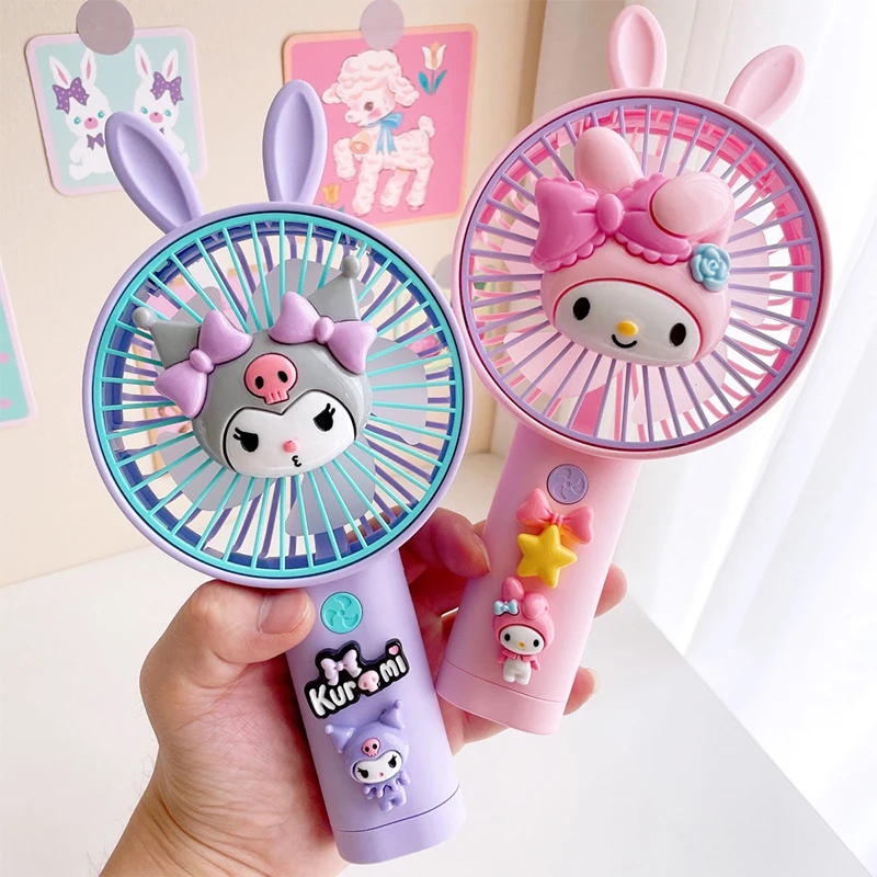 2024 New MyMelody Kuromi Handheld Kawaii Sanrio Anime Cinnamoroll Small Fan Cartoon Cute Portable Mini Usb Rechargeable Kid Gift
2024 New MyMelody Kuromi Handheld Kawaii Sanrio Anime Cinnamoroll Small Fan Cartoon Cute Portable Mini Usb Rechargeable Kid Gift