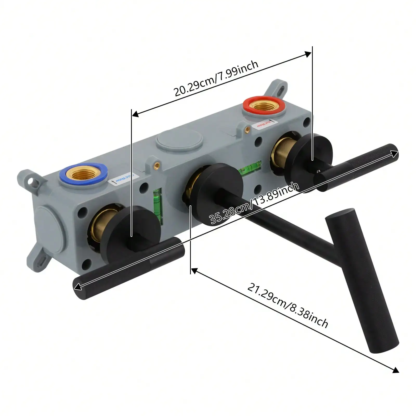 3-Hole Wall Mount Bathroom Faucet, Bathroom Faucet With 2 Handles For Bathrooms, Hotels, Apartments, Laundry Rooms, Kitchens
3-Hole Wall Mount Bathroom Faucet, Bathroom Faucet With 2 Handles For Bathrooms, Hotels, Apartments, Laundry Rooms, Kitchens