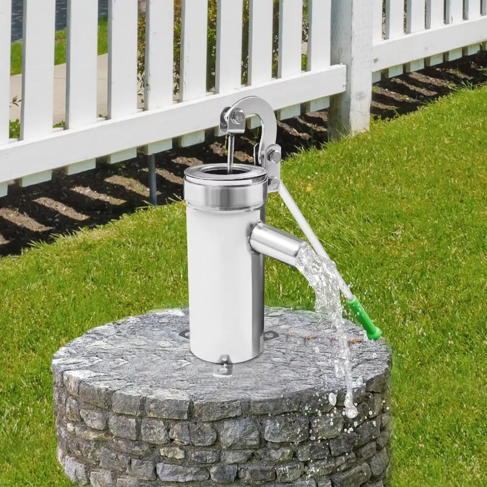 Stainless Steel Manual Well Pump Ergonomic Handle Heavy Duty Hand Shake Water Pump Portable Efficient Stainless Steel Water Pump
Stainless Steel Manual Well Pump Ergonomic Handle Heavy Duty Hand Shake Water Pump Portable Efficient Stainless Steel Water Pump
