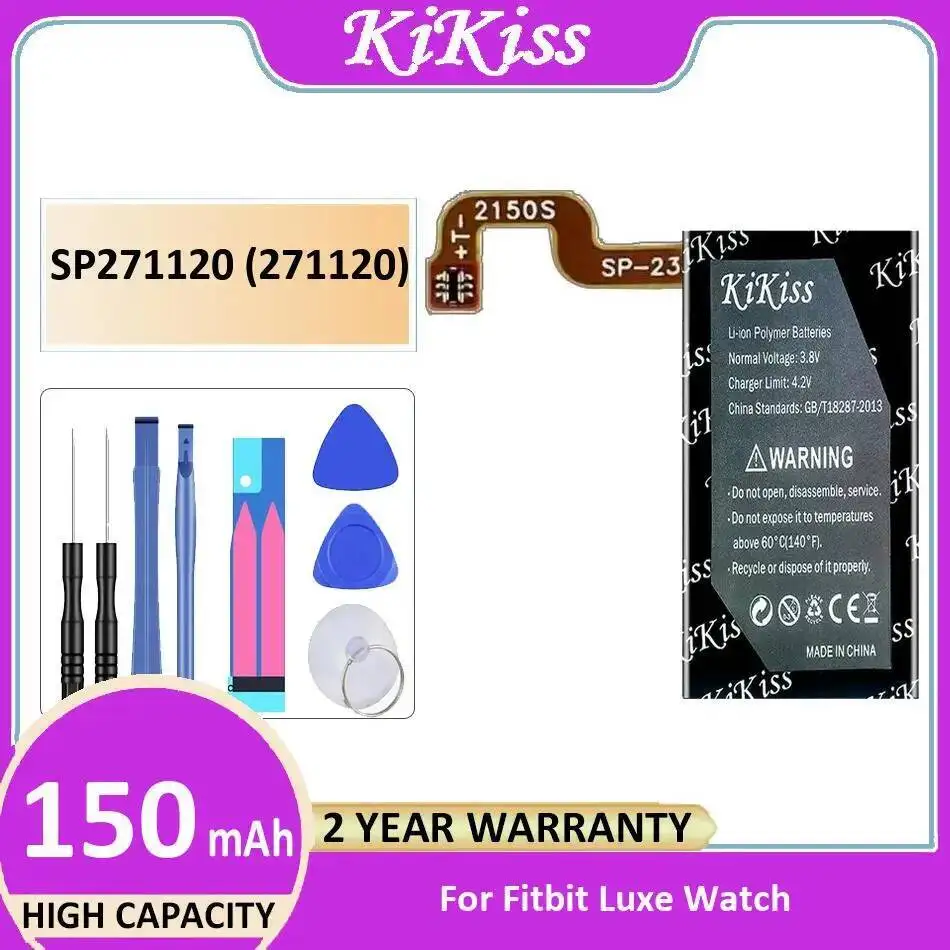 150 мАч для умных часов Fitbit Luxe SP271120 271120, надежная мощность, легкий вес
150 мАч для умных часов Fitbit Luxe SP271120 271120, надежная мощность, легкий вес