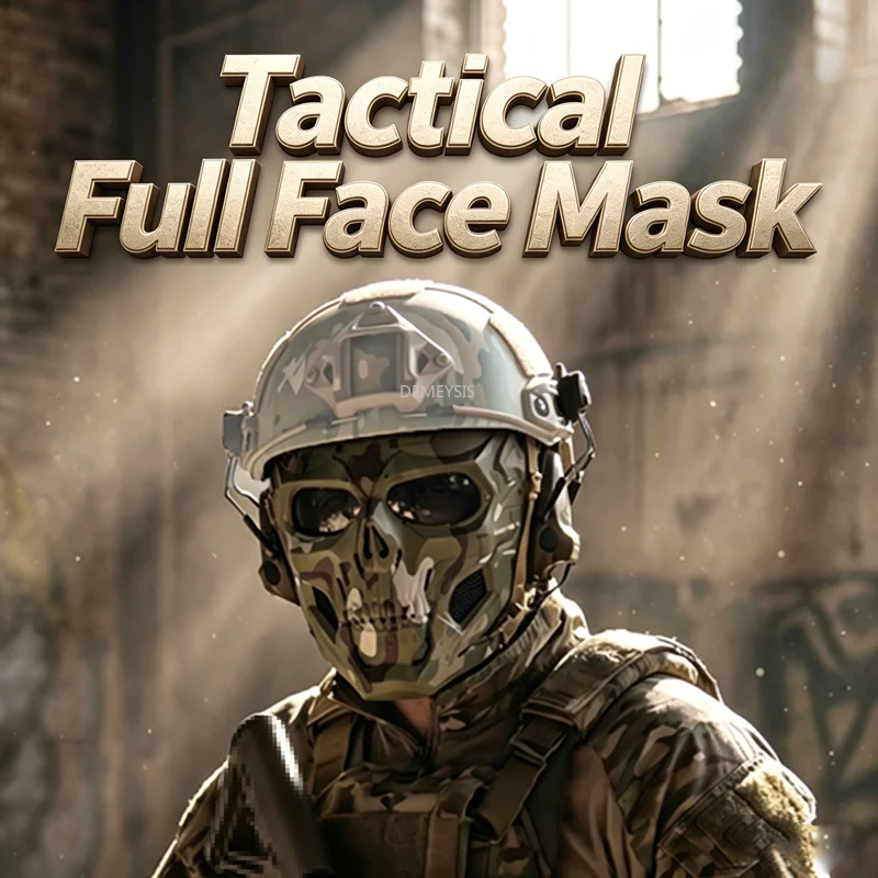 CS Tactical Full Face Mask Breathable Outdoor Hunting Paintball Sports Skull Skeleton Masks for Halloween Cosplay Movie Props
CS Tactical Full Face Mask Breathable Outdoor Hunting Paintball Sports Skull Skeleton Masks for Halloween Cosplay Movie Props