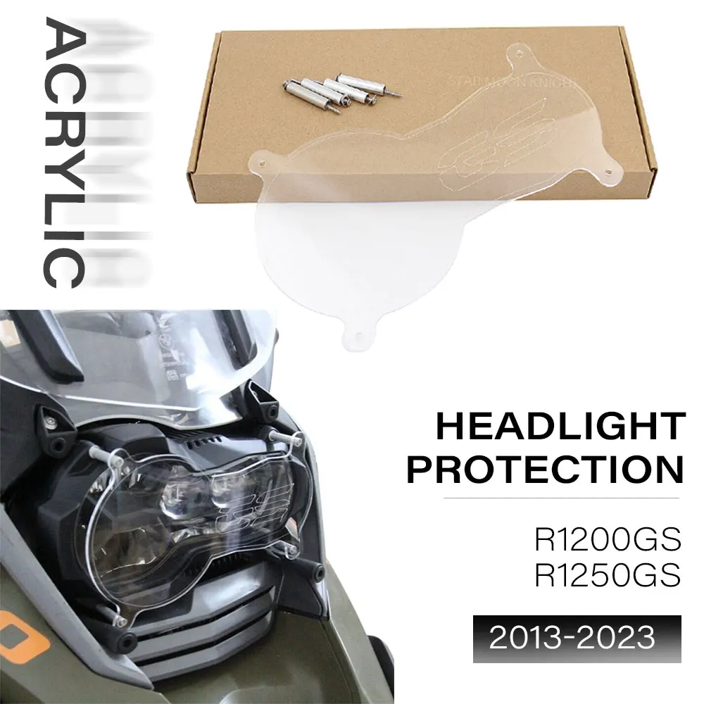 Motorcycle Accessories For BMW R1200GS R1250GS R 1250 GS LC Adventure Acrylic Headlight Protector Light Cover Protective Guard
Motorcycle Accessories For BMW R1200GS R1250GS R 1250 GS LC Adventure Acrylic Headlight Protector Light Cover Protective Guard