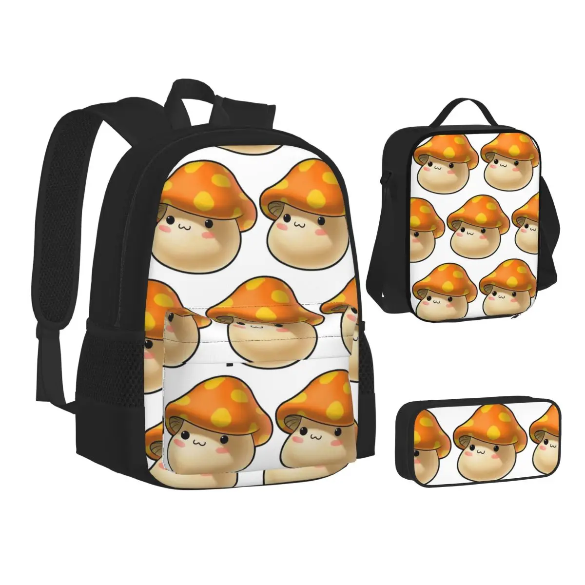 Maplestory Mushroom Backpacks Boys Girls Bookbag School Bags Kids Rucksack Lunch Bag Pen Bag Three-Piece Set
Maplestory Mushroom Backpacks Boys Girls Bookbag School Bags Kids Rucksack Lunch Bag Pen Bag Three-Piece Set