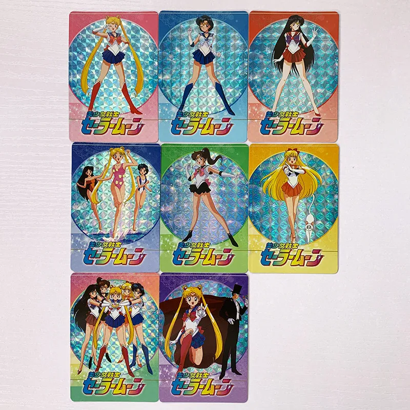 DIY 8pcs/set Sailor Moon Crystal Self Control Collect Signature Trading Flash Card Anime Cartoon Gift
DIY 8pcs/set Sailor Moon Crystal Self Control Collect Signature Trading Flash Card Anime Cartoon Gift