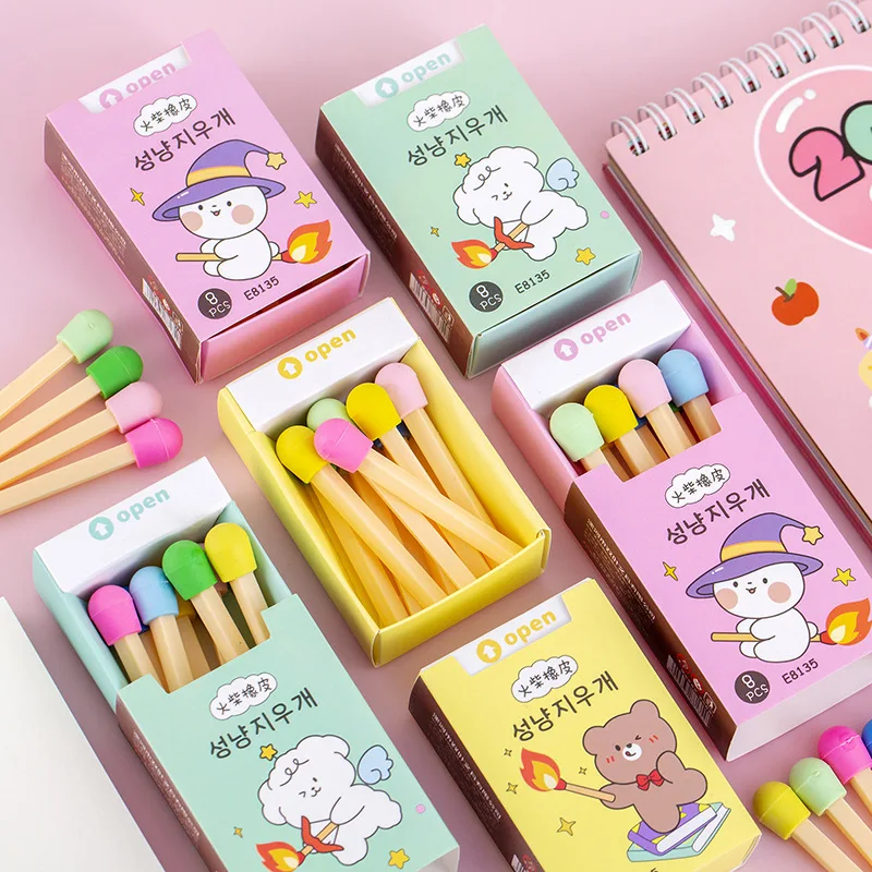 Creative cartoon cute matchbox eraser pieces for students, suitable as Christmas gifts or rewards for the end of the semester.
Creative cartoon cute matchbox eraser pieces for students, suitable as Christmas gifts or rewards for the end of the semester.