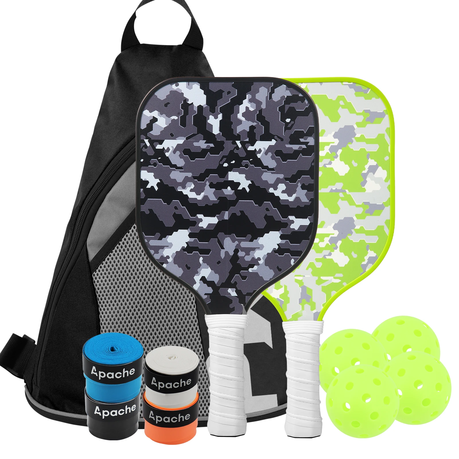 Fiberglass Pickleball Paddles - Advanced Aerodynamics Durable Edge Shield Sports Training Equipment
Fiberglass Pickleball Paddles - Advanced Aerodynamics Durable Edge Shield Sports Training Equipment