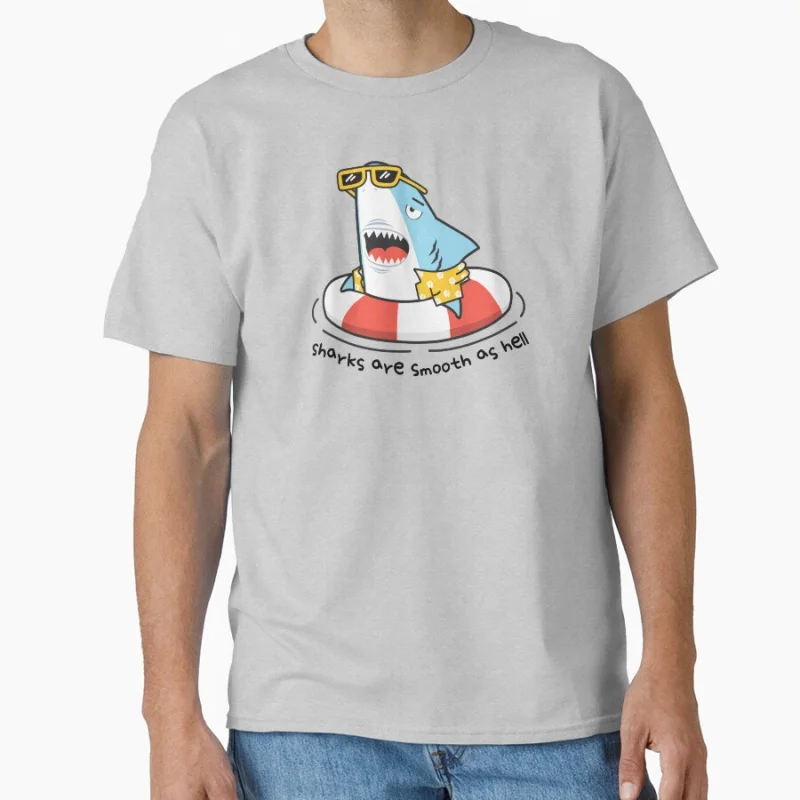 Funny Sharks are Smooth as Hell Shark Floaty Ahhh Time to Relax Summer humor gift T shirt for men Large size Tops S-6XL
Funny Sharks are Smooth as Hell Shark Floaty Ahhh Time to Relax Summer humor gift T shirt for men Large size Tops S-6XL