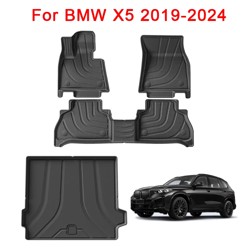 TPE Floor Mats for BMW X5 2019 2020 2021 2022 2023 2024 Trunk Mat All Weather Floor Liner Heavy Duty Cargo Liner LHD
TPE Floor Mats for BMW X5 2019 2020 2021 2022 2023 2024 Trunk Mat All Weather Floor Liner Heavy Duty Cargo Liner LHD