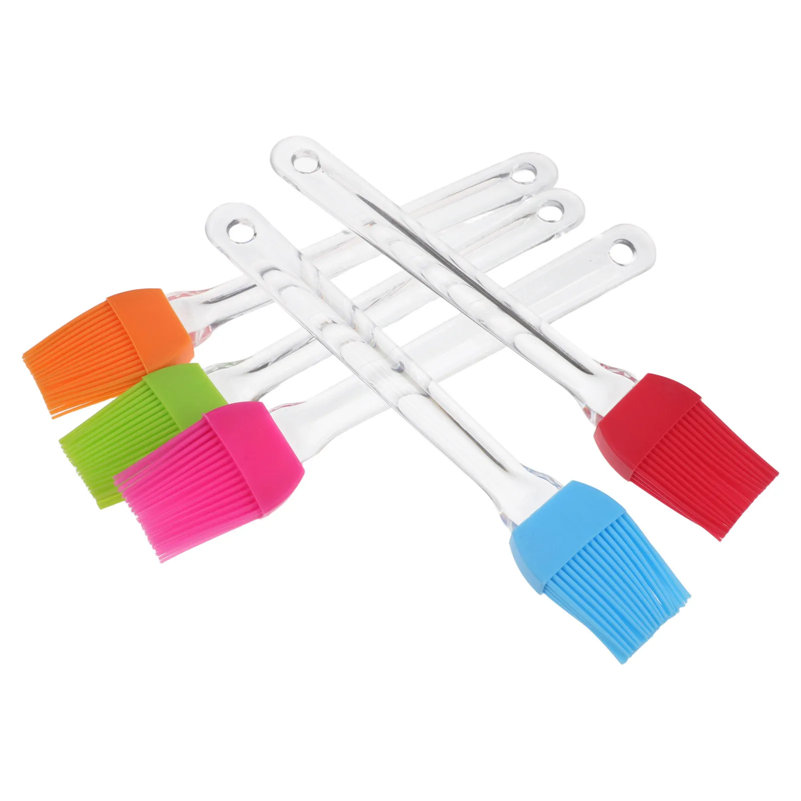 5Pcs Bbq Basting Brush Transparent Handle Non-Stick Silicone Marinade Applicator Grilling Baking Silicone Basting Pastrybrushes
5Pcs Bbq Basting Brush Transparent Handle Non-Stick Silicone Marinade Applicator Grilling Baking Silicone Basting Pastrybrushes