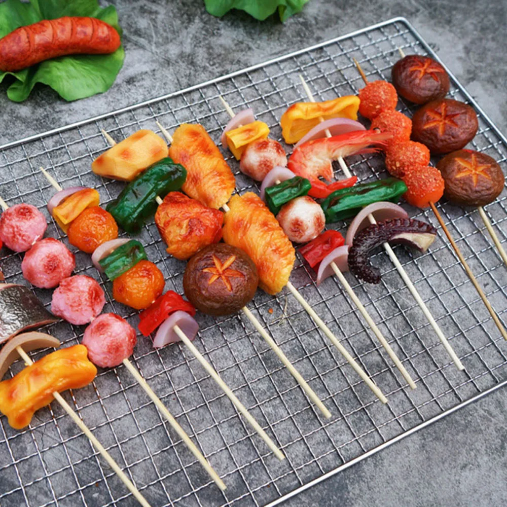 fake food display props hotel restaurant store shop decor vegetables seafood simulation Roasted meat Grilled Skewers kebabs
fake food display props hotel restaurant store shop decor vegetables seafood simulation Roasted meat Grilled Skewers kebabs