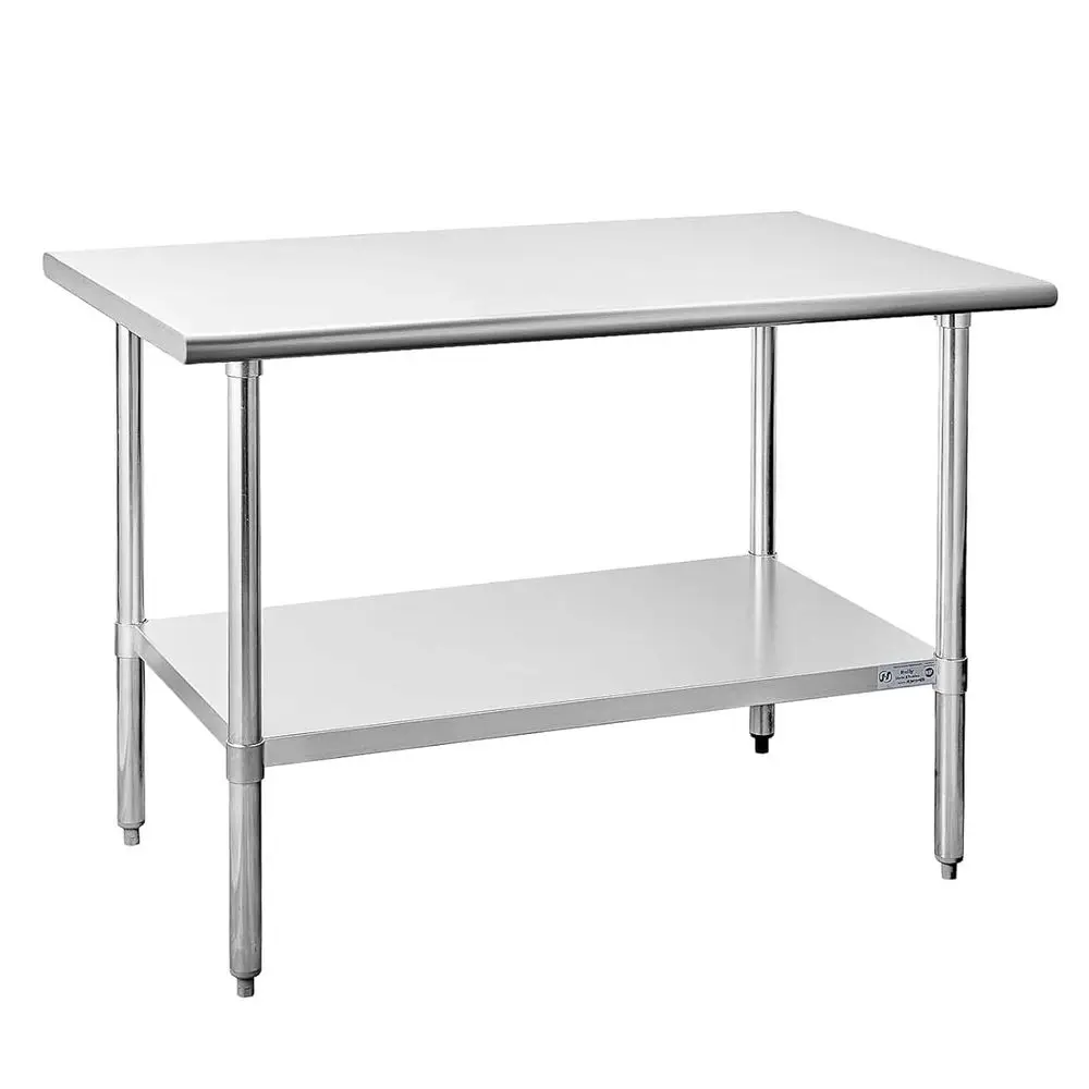 Commercial Grade Stainless Steel Prep Table, 30 x 48 with Undershelf and Galvanized Legs for Restaurant, Home, and Hotel Use
Commercial Grade Stainless Steel Prep Table, 30 x 48 with Undershelf and Galvanized Legs for Restaurant, Home, and Hotel Use