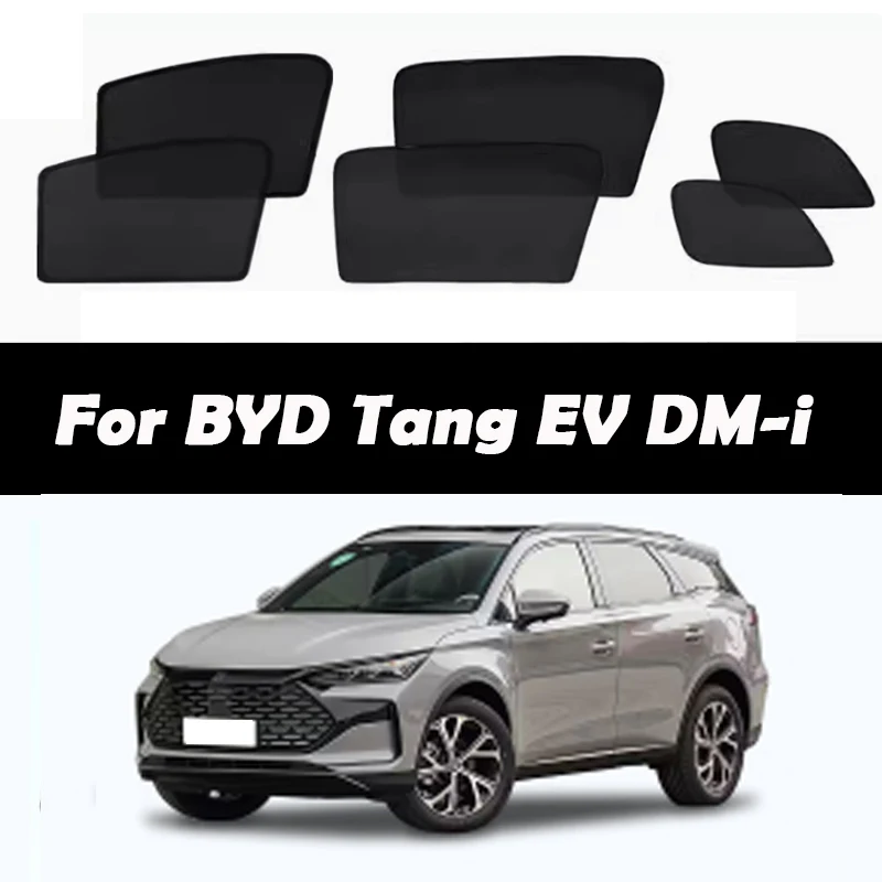 УФ-защита от ультрафиолета, автомобильная оконная шторка для BYD Tang EV DM-i 2022-2025, автомобильные аксессуары 
УФ-защита от ультрафиолета, автомобильная оконная шторка для BYD Tang EV DM-i 2022-2025, автомобильные аксессуары