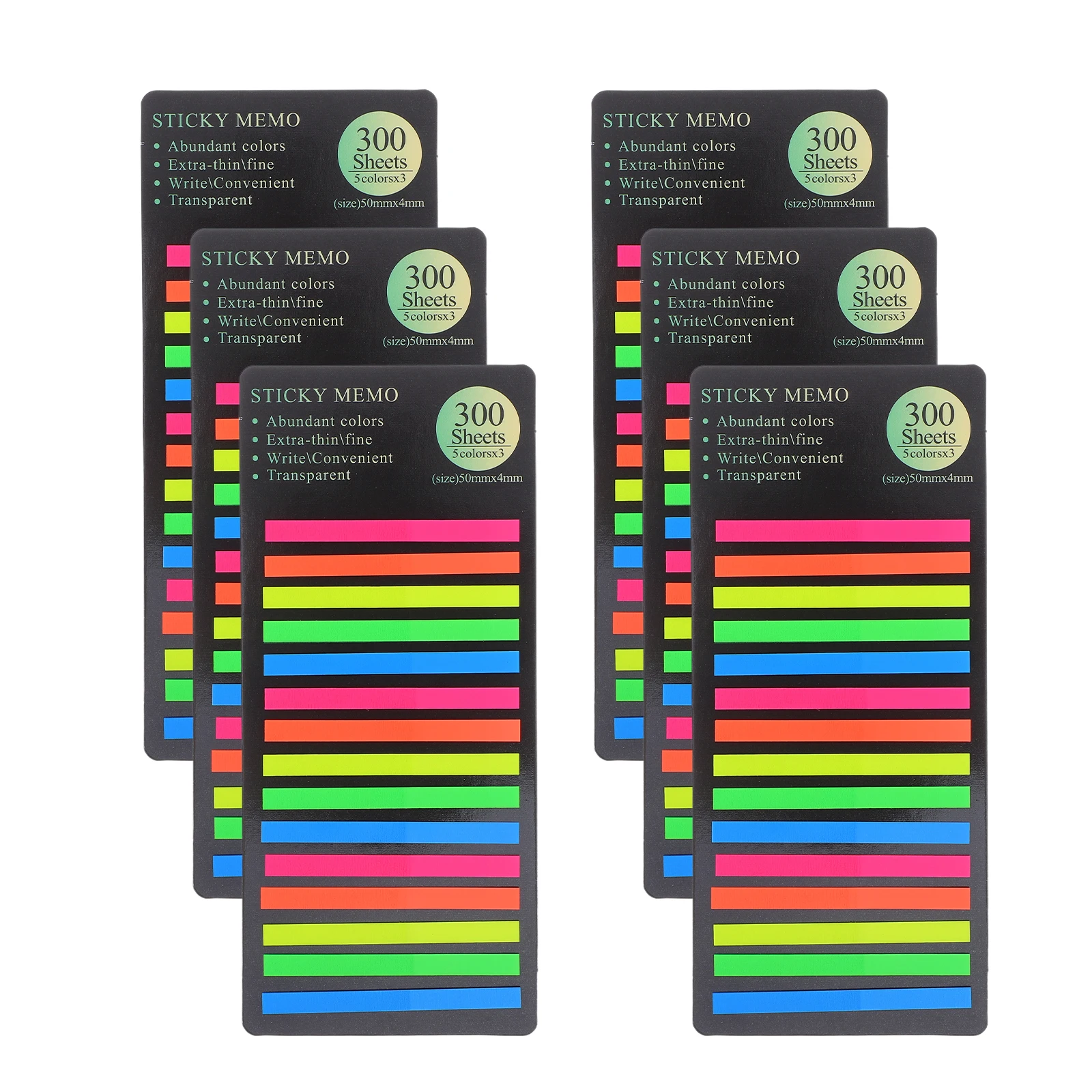 1800pcs Transparent Strip Index Stickers PET Stickers Application Notebook Accessories Sticky Tabs
1800pcs Transparent Strip Index Stickers PET Stickers Application Notebook Accessories Sticky Tabs