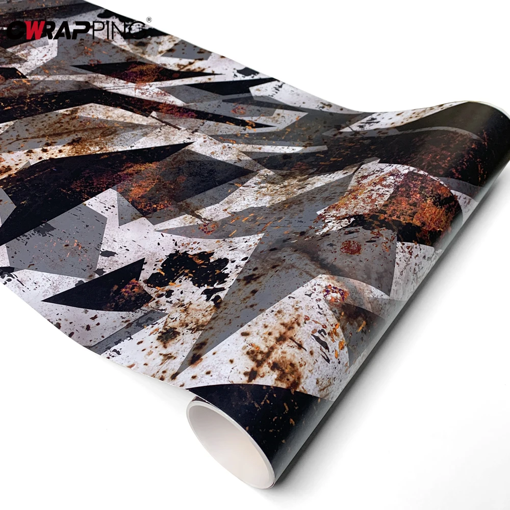 Camouflage Film Wrap Foil Car Sticker Motorcycle Stickers Vintage Rust Effect Vinyl Wrap Black Supplies Car Body Films Adhesive
Camouflage Film Wrap Foil Car Sticker Motorcycle Stickers Vintage Rust Effect Vinyl Wrap Black Supplies Car Body Films Adhesive