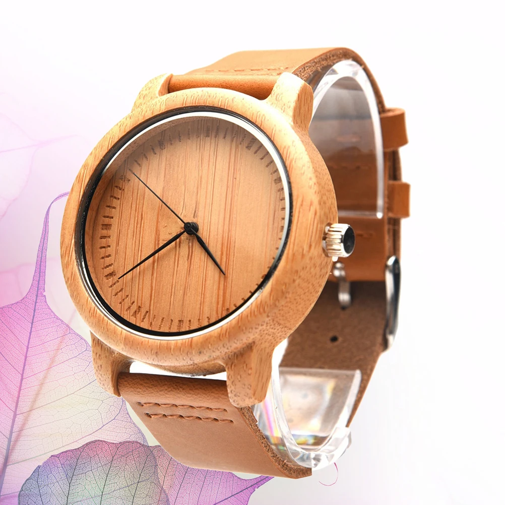 1Pcs Stylish Bamboo Wood Watch for Men Lightweight Strap Casual Vintage Wristwatch Wood Watch Bamboo Wristwatch 
1Pcs Stylish Bamboo Wood Watch for Men Lightweight Strap Casual Vintage Wristwatch Wood Watch Bamboo Wristwatch