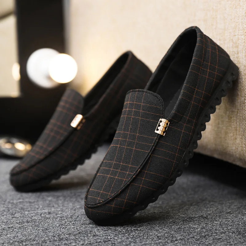 Luxury Men's Slip-on Loafers Comfortable Soft Sole Casual Sneakers Metal Trim Adult Moccasins Men's Driving Shoes Designer Brand
Luxury Men's Slip-on Loafers Comfortable Soft Sole Casual Sneakers Metal Trim Adult Moccasins Men's Driving Shoes Designer Brand