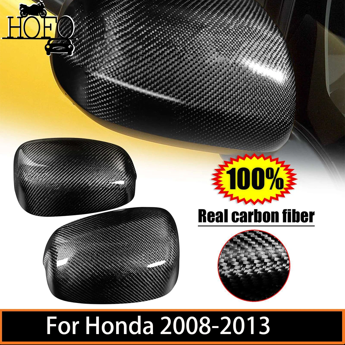 For Honda 2008-2013 2 Pcs/Set Rearview Side Mirror Cover Cap Exterior Door Rear View Case Trim Black Carbon Fiber Car Accessorie
For Honda 2008-2013 2 Pcs/Set Rearview Side Mirror Cover Cap Exterior Door Rear View Case Trim Black Carbon Fiber Car Accessorie