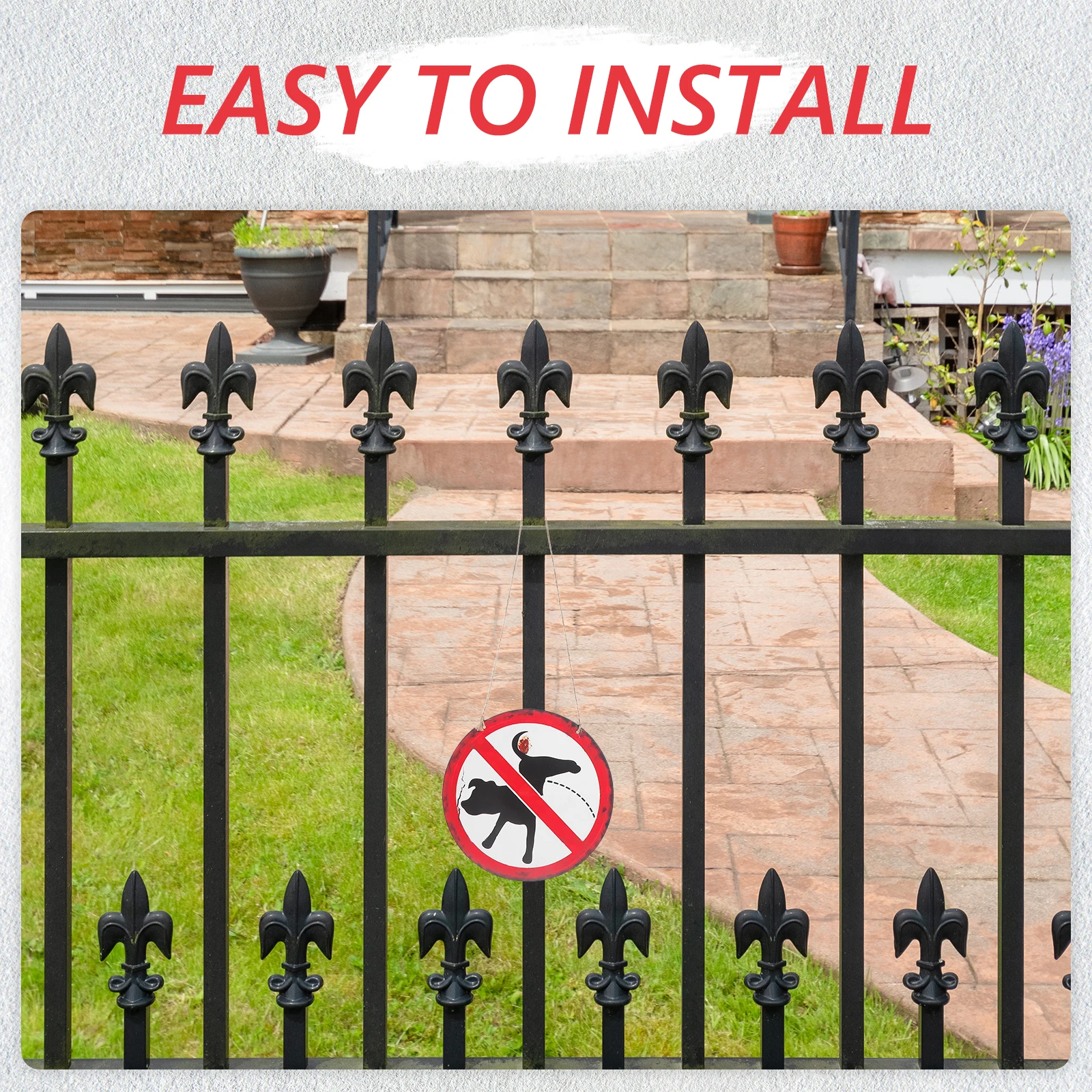 Dogs Prohibited Sign Lawn Ornaments Signs for Yard Clean outside Decor Boxwood Garden Stake Keep The
Dogs Prohibited Sign Lawn Ornaments Signs for Yard Clean outside Decor Boxwood Garden Stake Keep The