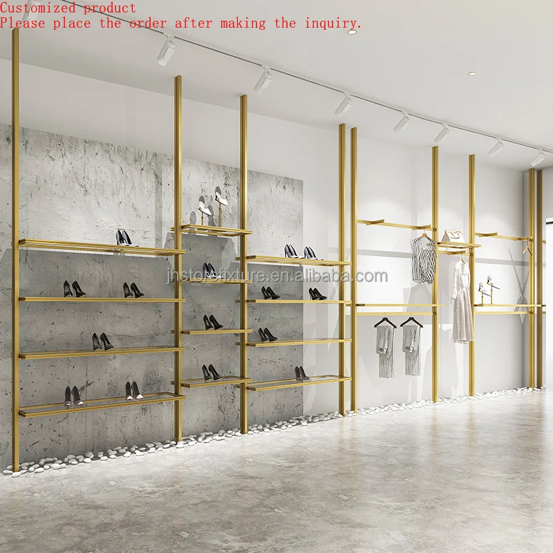 Store Decoration European Design Wall Mounted Supermarket Clothes Store Boutique Racking Antique Metal Clothes Stand Rack
Store Decoration European Design Wall Mounted Supermarket Clothes Store Boutique Racking Antique Metal Clothes Stand Rack