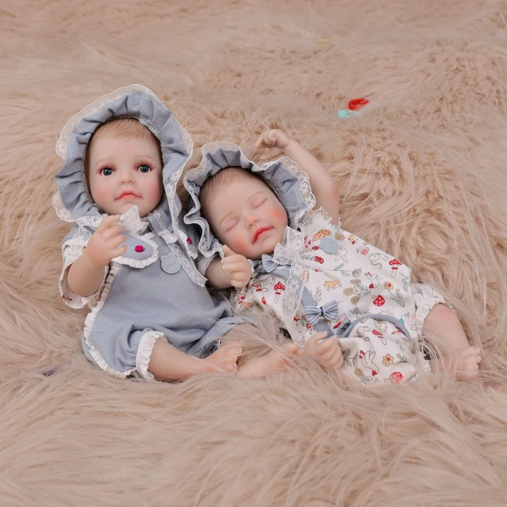 12 Inch Full Vinyl Reborn Baby Doll Lifelike Newborn Toy Figure Gift for Kids
12 Inch Full Vinyl Reborn Baby Doll Lifelike Newborn Toy Figure Gift for Kids