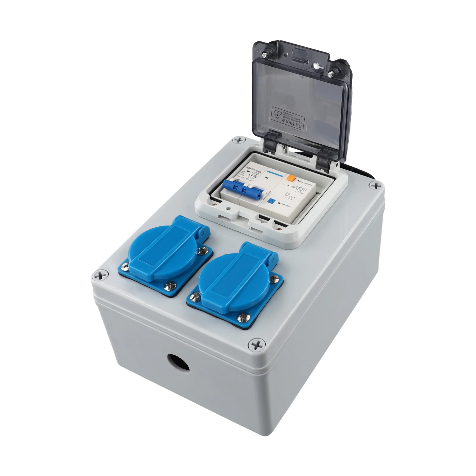 Водонепроницаемая настенная розетка с распределителем питания для строительства 16A 250V 2P с переключателем FI IP67 номинальная для установки на открытом воздухе
Водонепроницаемая настенная розетка с распределителем питания для строительства 16A 250V 2P с переключателем FI IP67 номинальная для установки на открытом воздухе