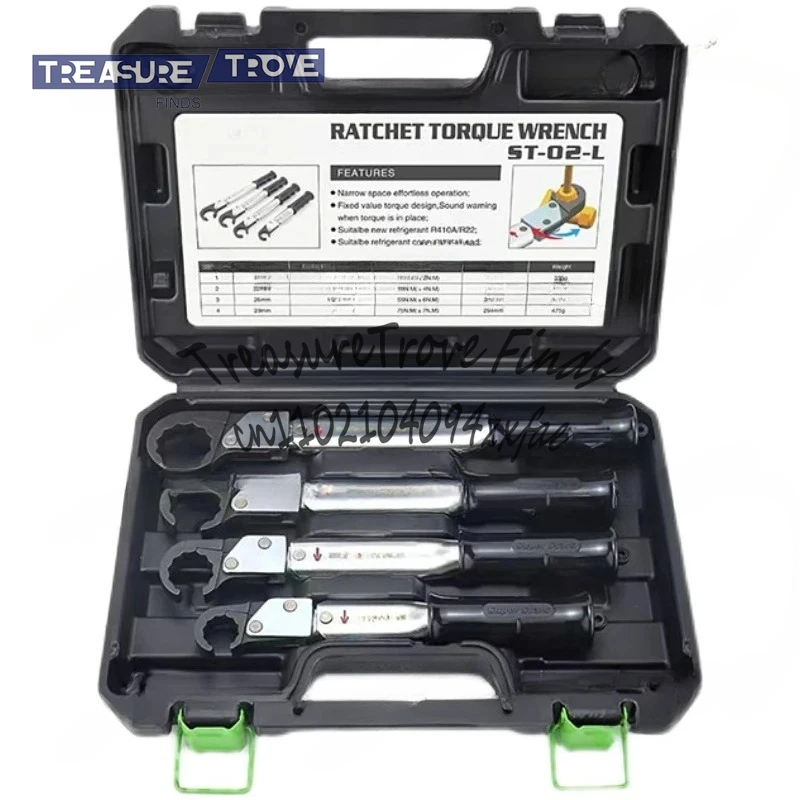 Torque Wrench ST-02-L Air Conditioning Special Set Tool Ratchet Fast Kilogram Open Torque Wrench
Torque Wrench ST-02-L Air Conditioning Special Set Tool Ratchet Fast Kilogram Open Torque Wrench