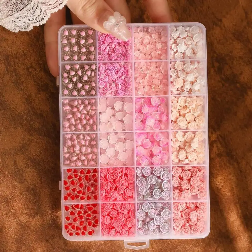 1Box Heart Rose Small Flower Nail Charms Multi Shine Small Flower Nail Art Decoration DIY Decor Small Flower Nail Parts
1Box Heart Rose Small Flower Nail Charms Multi Shine Small Flower Nail Art Decoration DIY Decor Small Flower Nail Parts