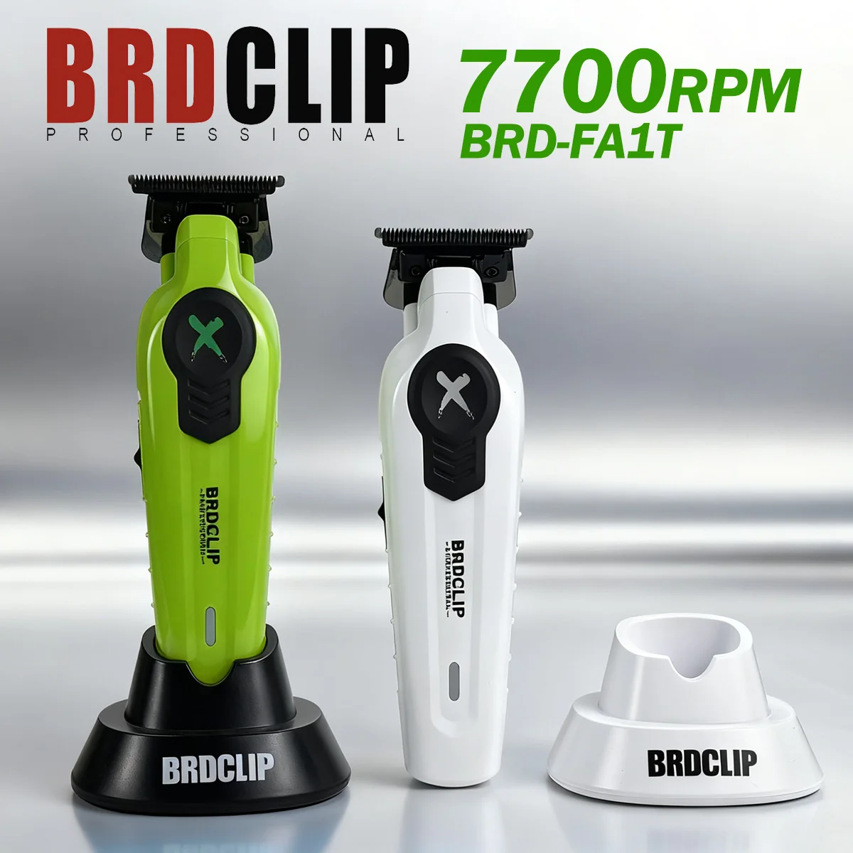 BRDCLIP FA1T New Green Professional Hair Trimmer Barber Carving Gradient Finish Machine Electric Clipper with Charger Stand
BRDCLIP FA1T New Green Professional Hair Trimmer Barber Carving Gradient Finish Machine Electric Clipper with Charger Stand