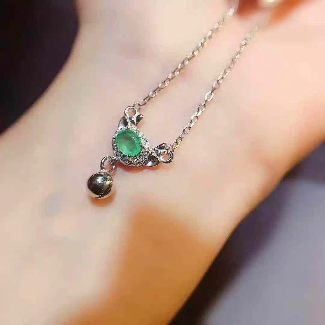 Persona Лучший подарок для вашей любимой девушки Изумрудный кулон из стерлингового серебра S925 Изумрудное ожерелье для женщин Цветной драгоценный камень
Persona Лучший подарок для вашей любимой девушки Изумрудный кулон из стерлингового серебра S925 Изумрудное ожерелье для женщин Цветной драгоценный камень