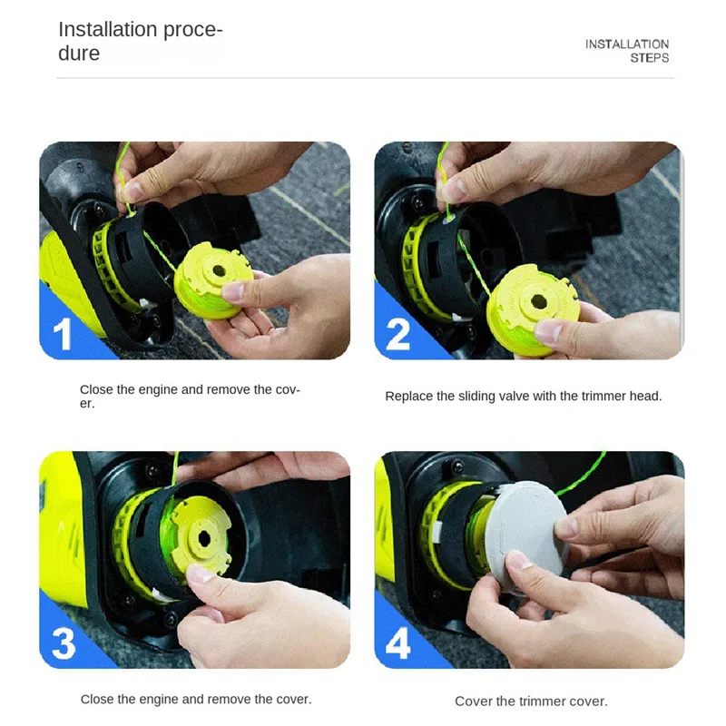 A08I, 4 упаковки для косилок Ryobi RYOBI, аксессуары для газонокосилок, крышка для травяной головки AC80RL3/AC14HCA
A08I, 4 упаковки для косилок Ryobi RYOBI, аксессуары для газонокосилок, крышка для травяной головки AC80RL3/AC14HCA