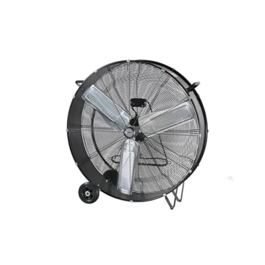 77735 30" Direct Drive Drum Fan with Wheels, High-velocity, 2-Speed, Cut-off Protection, 120V/60Hz, 8, 800 Max CFM, UL Listed,
77735 30" Direct Drive Drum Fan with Wheels, High-velocity, 2-Speed, Cut-off Protection, 120V/60Hz, 8, 800 Max CFM, UL Listed,