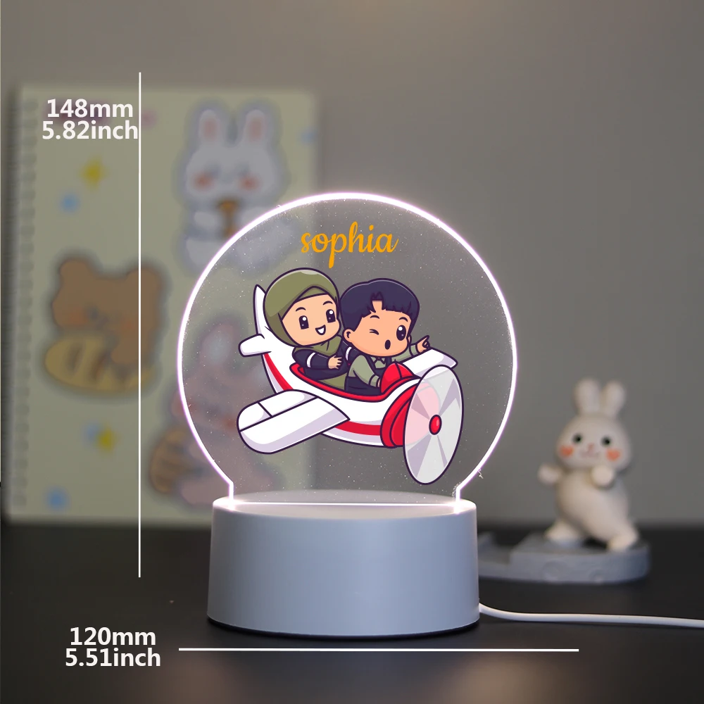 Warm Home Custom Lamp Plaque pilot Bedroom bedside ambient light Wedding decoration bridesmaid gifts
Warm Home Custom Lamp Plaque pilot Bedroom bedside ambient light Wedding decoration bridesmaid gifts