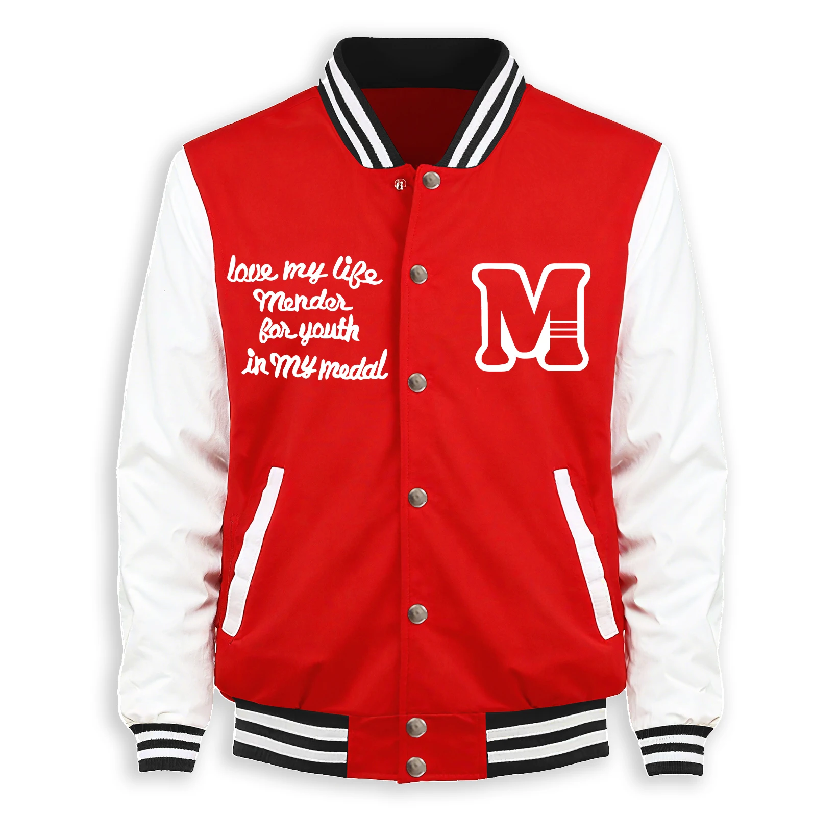 Love My Life And M Printed Men Baseball Jersey Loose Streetwear Fashion Fleece Clothes Retro Unisex Autumn Button Colour Coats
Love My Life And M Printed Men Baseball Jersey Loose Streetwear Fashion Fleece Clothes Retro Unisex Autumn Button Colour Coats