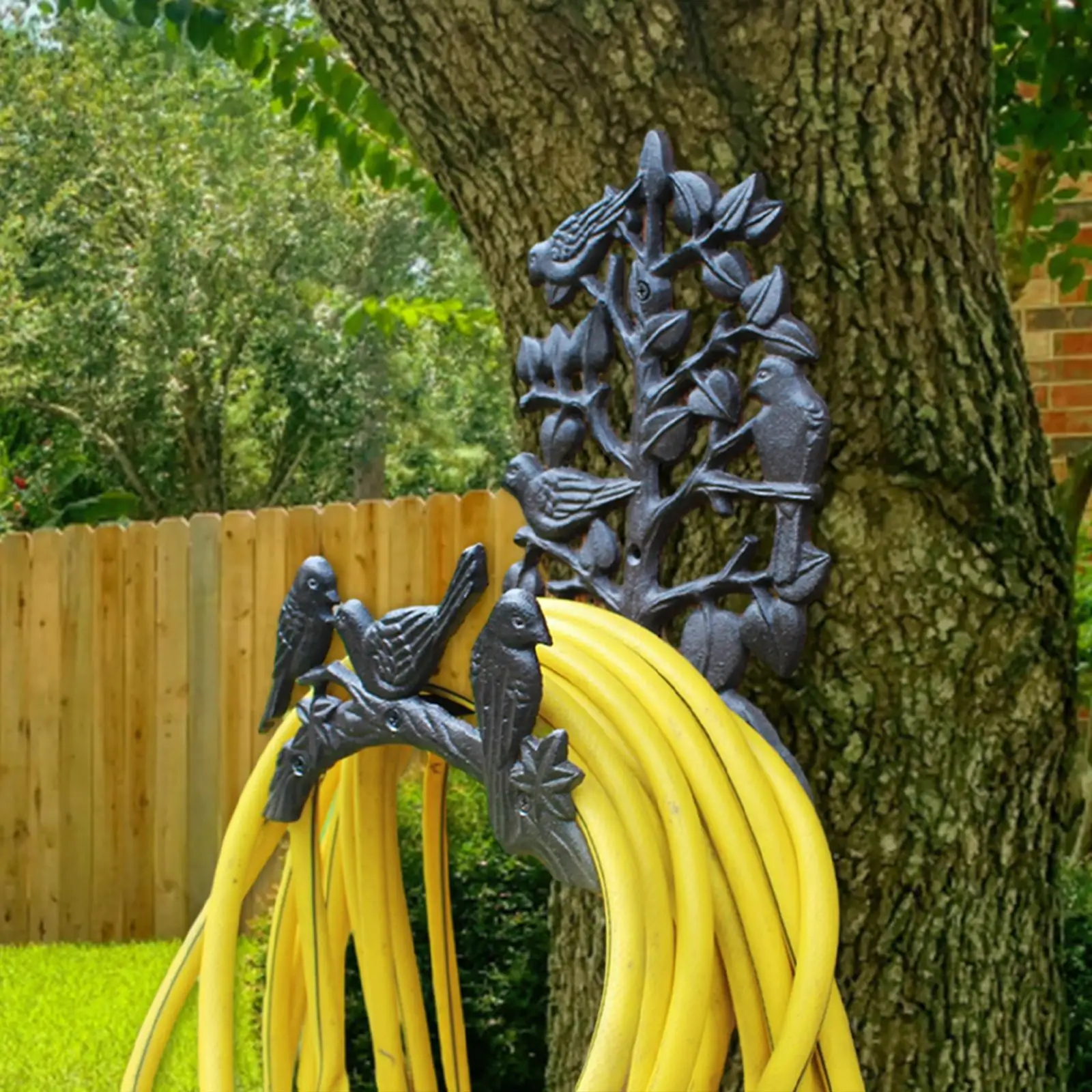 Garden Hose Holder Retro Storage Rack Gardening Stand Organizer Durable Garden Decor Cast Iron for Outdoor Yard Courtyard Patio
Garden Hose Holder Retro Storage Rack Gardening Stand Organizer Durable Garden Decor Cast Iron for Outdoor Yard Courtyard Patio