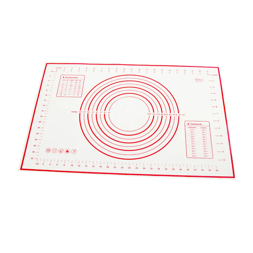 40 X60CM Nonstick Pastry Mat Baking with Measurement Non-slip Silicone Rolling Dough
40 X60CM Nonstick Pastry Mat Baking with Measurement Non-slip Silicone Rolling Dough