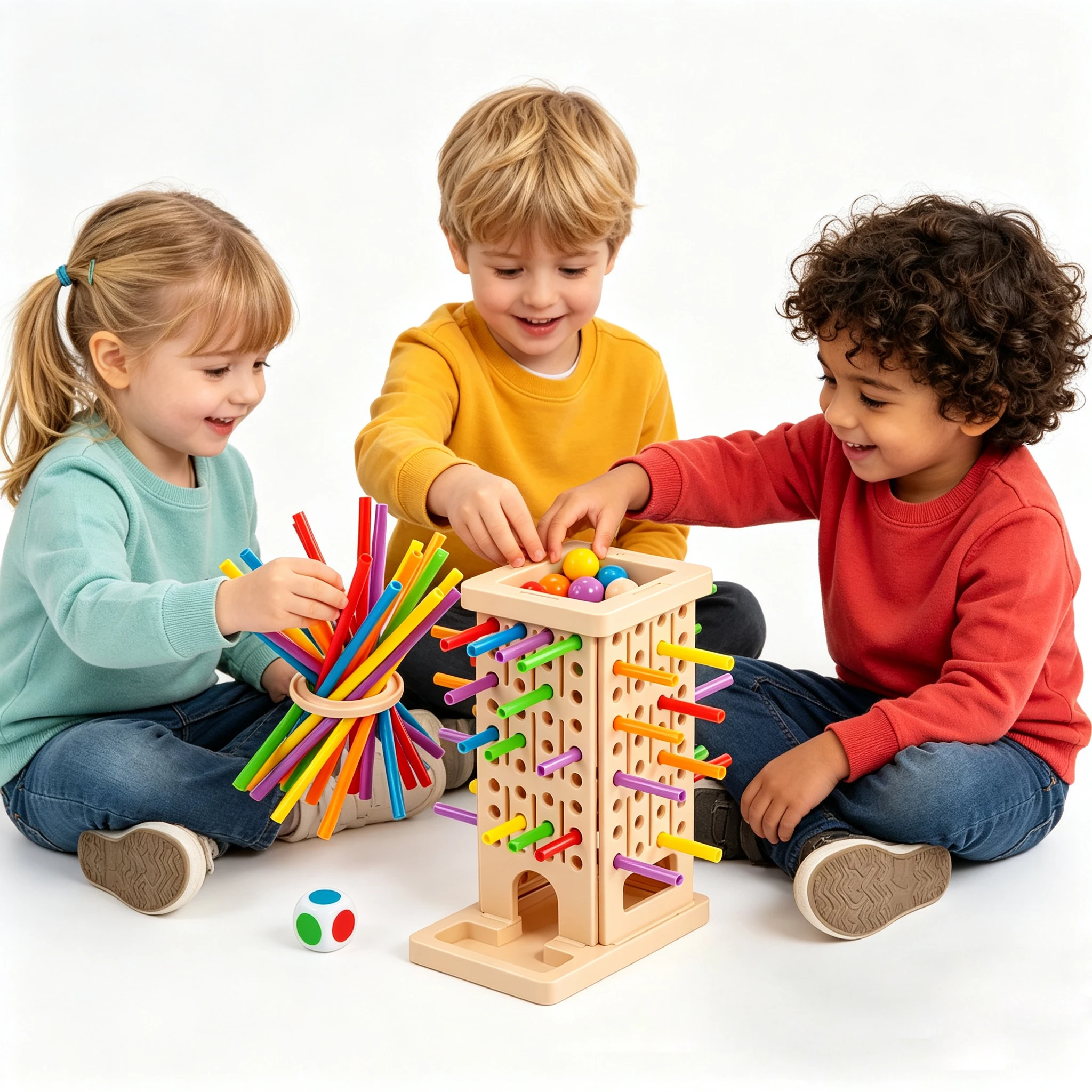 NEW Parent child interactive plastic stick children's two person battle spatial thinking training puzzle toy
NEW Parent child interactive plastic stick children's two person battle spatial thinking training puzzle toy