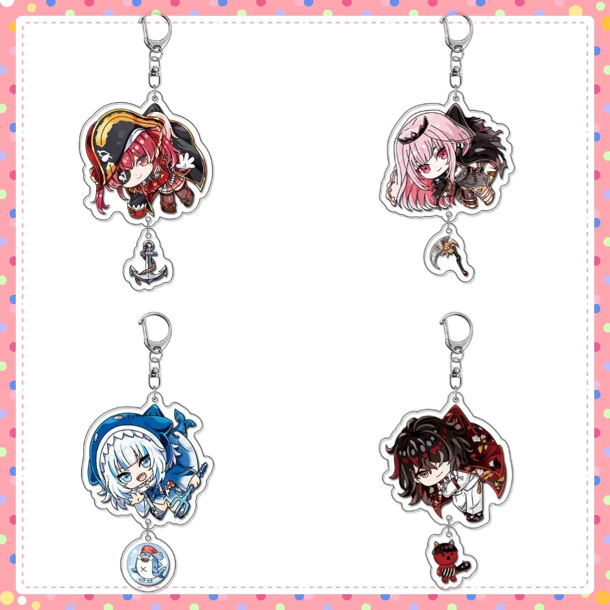 Аниме Nijisanji пластиковый брелок милый мультяшный брелок для ключей сумка бирка Cos аксессуары коллекции
Аниме Nijisanji пластиковый брелок милый мультяшный брелок для ключей сумка бирка Cos аксессуары коллекции