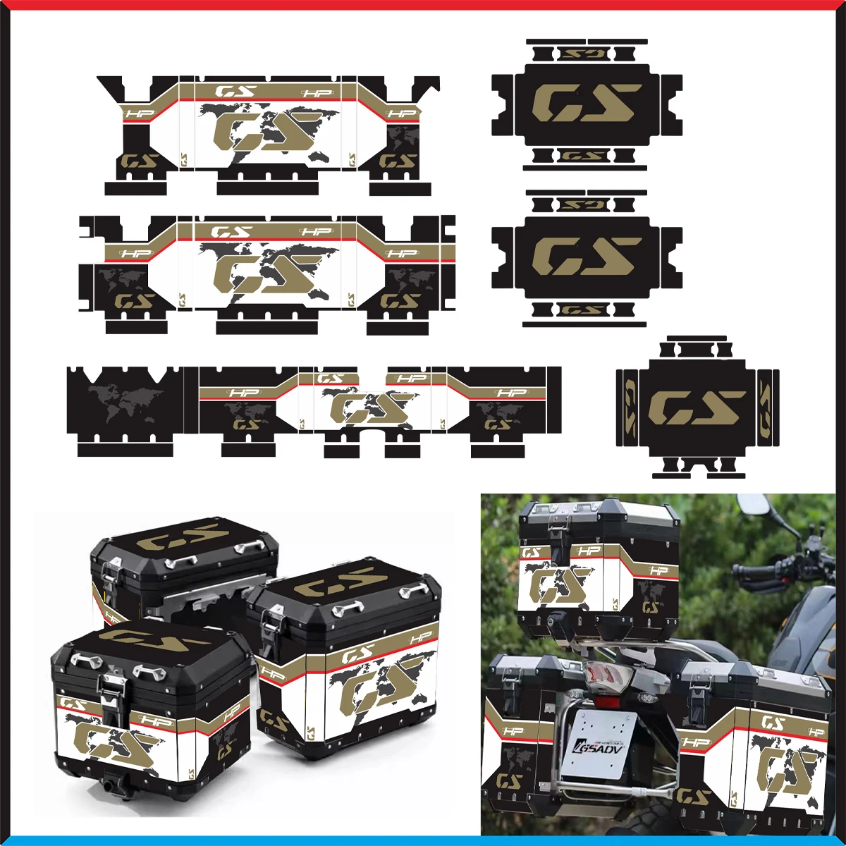 Motorcycle Aluminum Box Sticker Case for BMW Panniers 40 GS R1300GS R1300 GS 2023-2024 SIDES BOX STICKER
Motorcycle Aluminum Box Sticker Case for BMW Panniers 40 GS R1300GS R1300 GS 2023-2024 SIDES BOX STICKER