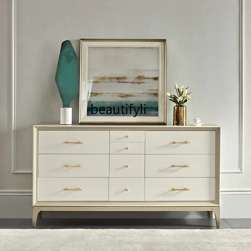 lhyE1001 ss ss newLight Luxury Solid Wood Chest of Drawers TV Cabinet Locker Post-Modern Simple Entrance Cabinet Storage Cabinet
lhyE1001 ss ss newLight Luxury Solid Wood Chest of Drawers TV Cabinet Locker Post-Modern Simple Entrance Cabinet Storage Cabinet