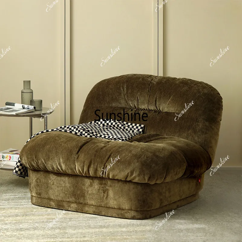 Nordic retro fabric lazy sofa simple leisure chair
Nordic retro fabric lazy sofa simple leisure chair