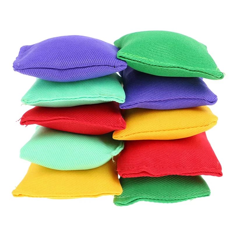 5-7CM 10pcs Children's Sandbag Throwing Toy Outdoor Sports Toy Colorful Handmade Sandbag Sensory Training And Stress Relief Toy
5-7CM 10pcs Children's Sandbag Throwing Toy Outdoor Sports Toy Colorful Handmade Sandbag Sensory Training And Stress Relief Toy