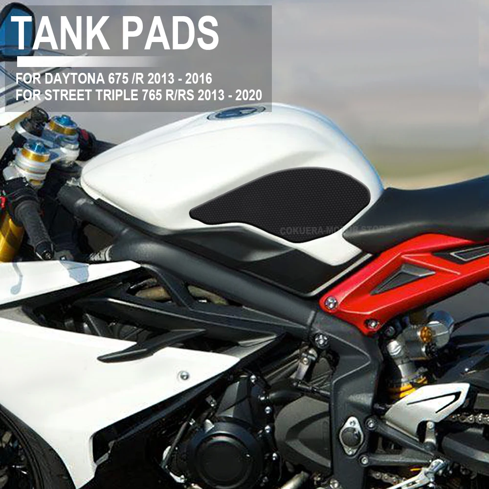 For Daytona 675 2013 2014 2015 2016 STREET TRIPLE 13-20 Motorcycle Tank Traction Pad Anti Slip Sticker Gas Knee Grip Protector
For Daytona 675 2013 2014 2015 2016 STREET TRIPLE 13-20 Motorcycle Tank Traction Pad Anti Slip Sticker Gas Knee Grip Protector