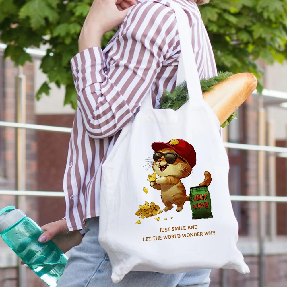 Black & White Canvas Hand Carry with Cat Doodle Cute Kitten Pattern Reusable Shopping Bag, Storage Pouch Essentials Storage Bag
Black & White Canvas Hand Carry with Cat Doodle Cute Kitten Pattern Reusable Shopping Bag, Storage Pouch Essentials Storage Bag