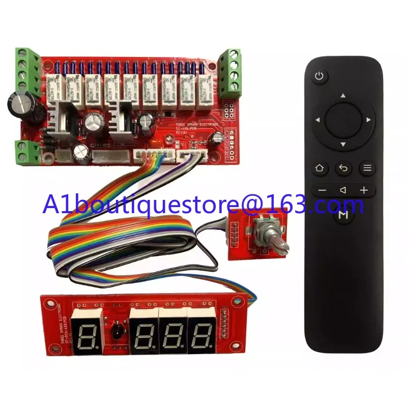Relay Volume Board Volume Controller Remote Control Board with Display Screen Balance