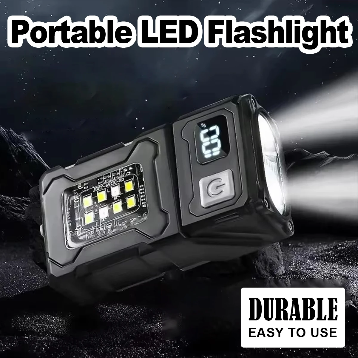 Mini Led Cob Flashlight 180°rotatable Multifunctional Lights Usb Charged Portable Tail Dual Light Source Multiple Modes Outdoor
Mini Led Cob Flashlight 180°rotatable Multifunctional Lights Usb Charged Portable Tail Dual Light Source Multiple Modes Outdoor