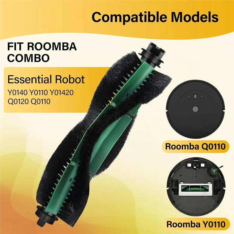 ABYN-For Irobot Roomba Essential Series Y0110 Y0140, Q0120 Q011 Robot Vacuum Cleaner Main Side Brush Hepa Filters Accessories
ABYN-For Irobot Roomba Essential Series Y0110 Y0140, Q0120 Q011 Robot Vacuum Cleaner Main Side Brush Hepa Filters Accessories