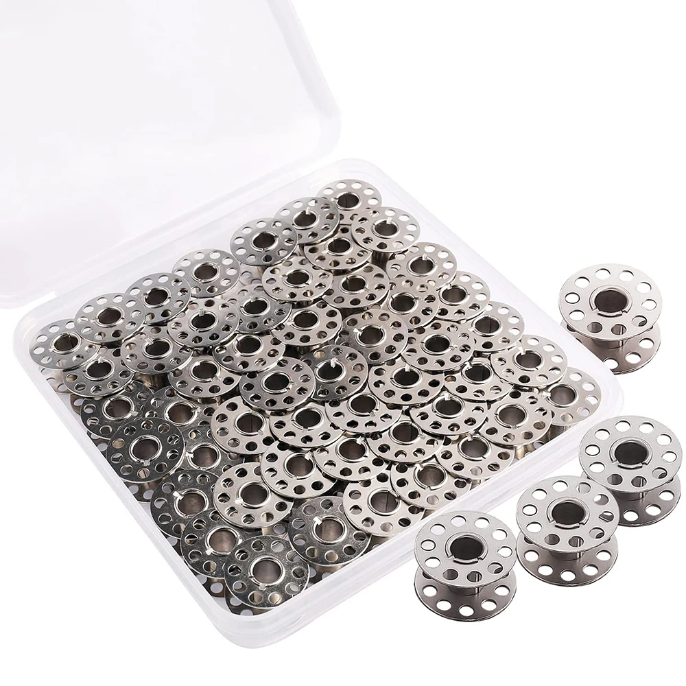 50Pcs Sewing Machine Bobbins Metal Sewing Bobbins Empty Metal Bobbins with Storage Box for Household Sewing Machine Accessories
50Pcs Sewing Machine Bobbins Metal Sewing Bobbins Empty Metal Bobbins with Storage Box for Household Sewing Machine Accessories